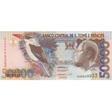 (475) Sao Tome e Principe P68e - 50.000 Dobras Year 1996 (475) Sao Tome e Principe P68e - 50.000 Dobras Year 1996